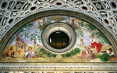 Lunette from the Interior of the Villa Depicting Vertumnus and Pomona by Jacopo Pontormo